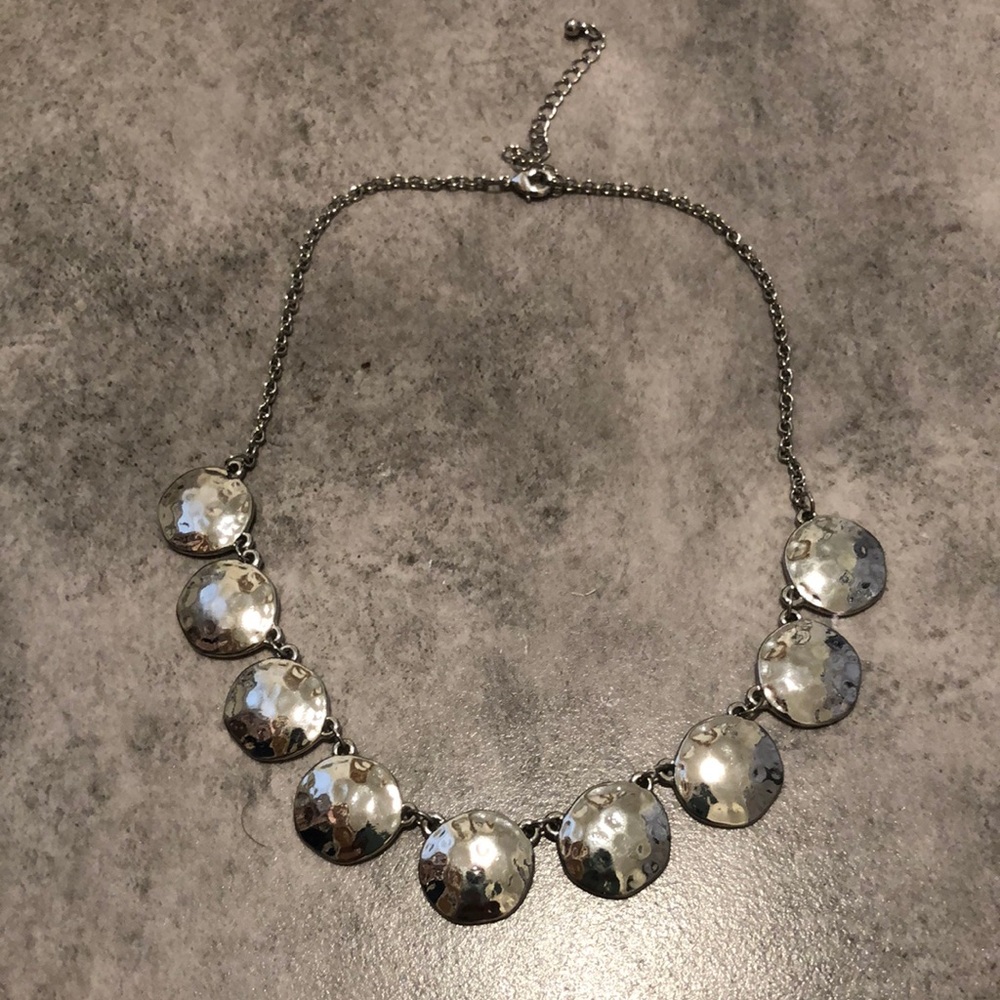 Silver plated necklace